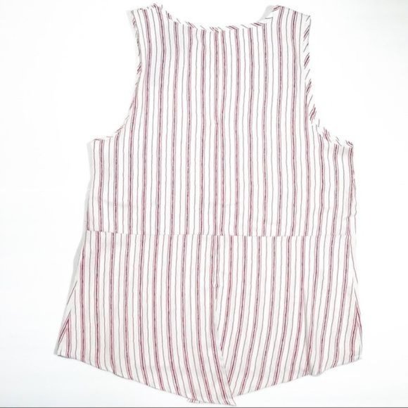 BCBGMAXAZRIA Horizontal Striped Tank Top Size Small - Picture 3 of 7